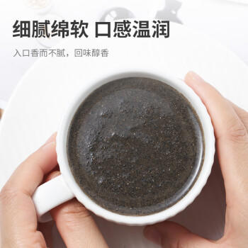 谷旗 纯黑芝麻粉400g 原味芝麻糊烘培用孕妇即食冲饮代餐粉高钙高纤维 商品图3