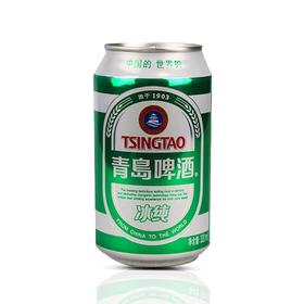 【青岛啤酒】  冰纯8度  330ml*24罐