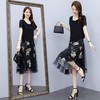 时尚简约大方气质优雅性感领口潮流印花裙两件套HR-RT131 商品缩略图1