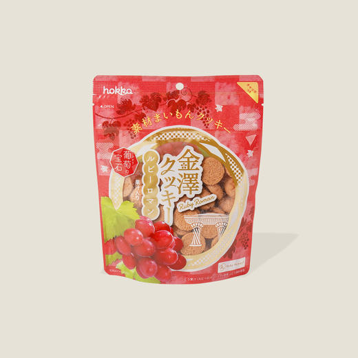 北陆制果浪漫红宝石葡萄味曲奇饼干 30g 商品图0