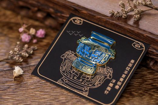 羊首青铜罍浮雕胸针 商品图3