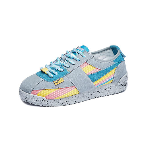 新款时尚百搭ins韩版阿甘鞋2022秋季新款休闲女鞋学生复古百搭板鞋女F1314-100 商品图4