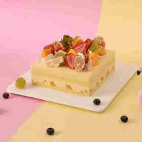 阳光芒果—欧式水果蛋糕-诠释最经典的欧式蛋糕