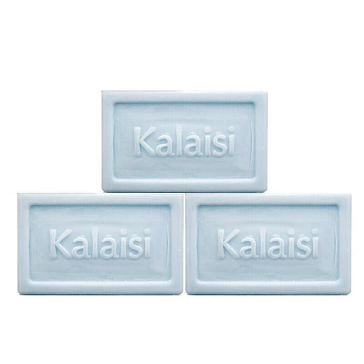 爱敬卡莱丝名画香皂 花香洗澡肥皂洗脸沐浴皂香水皂 韩国原装进口kalaisi 100g*3块 蓝色清爽 商品图2