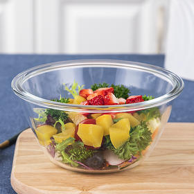 【笑麻麻荟&菲内克斯】钢化玻璃碗可爱甜品碗水果碗单个小碗冰激凌碗 个性 家用A