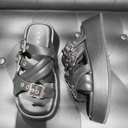 LFGJ5248超轻纤扣厚底凉拖 商品图2