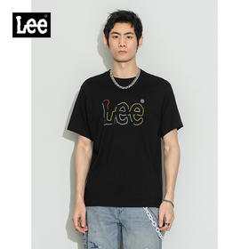 Lee商场同款22春夏新品舒适版圆领logo多色男短袖T恤LMT0016083RX