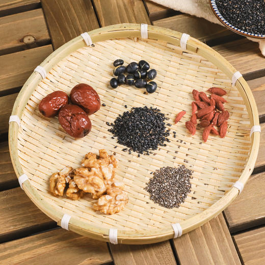 【芝麻核桃粉】黑芝麻糊核桃黑豆黑芝麻粉营养早餐即食代餐粉生 1罐 商品图3