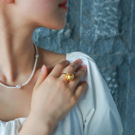 【祥云】海水珍珠戒指 商品图3