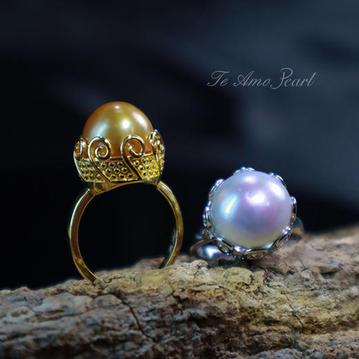 【祥云】海水珍珠戒指 商品图0