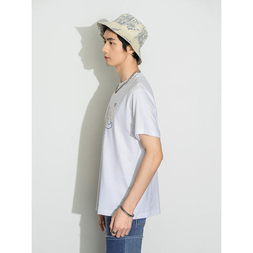 Lee商场同款22春夏新品舒适版圆领logo多色男短袖T恤LMT0016083RX 商品图3