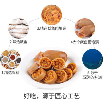 赶海弟  鱿鱼仔 300g即食海兔墨鱼仔休闲小吃海鲜办公室学生零食 商品图0