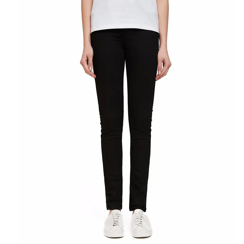 KENZO 高田贤三 女士棉质老虎徽标刺绣休闲牛仔裤 黑色 F952 PA270 6EK 99