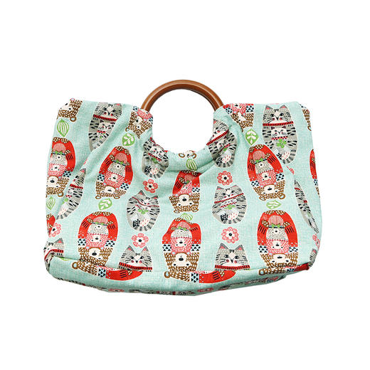 HUJI祤集Noble手提包插画熊熊猫猫套娃 商品图2