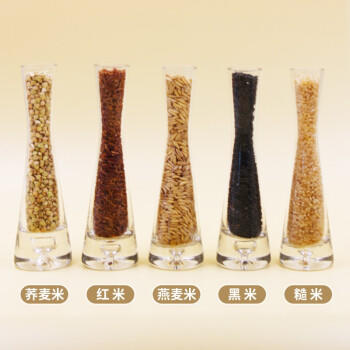 沐谷 五色糙米2斤（糙米黑米红米燕麦米荞麦米杂粮粗粮粥米伴侣） 商品图3