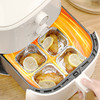 烤鸡蛋锡纸盒烧烤专用烤箱心形家用空气炸锅铝箔碗小圆一次性餐盒 商品缩略图2