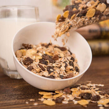 三特sante波兰进口 混合水果燕麦片1000g/袋 快煮冲饮谷物代餐 商品图2