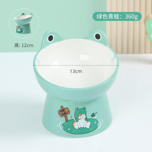 可爱小猪高脚陶瓷碗 商品图4