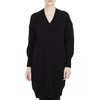 KENZO 高田贤三 女士棉质字母徽标刺绣V领长袖连衣裙 黑色 F962 RO404 814 99 商品缩略图1