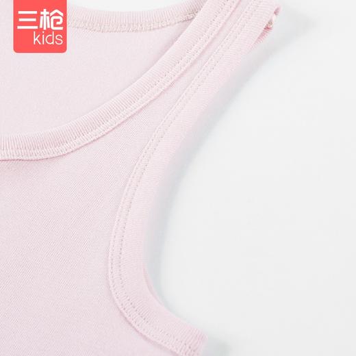 Threegun三枪 【舒肤棉】罗纹女童打底儿童背心-39080A011 商品图5
