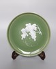 绿釉堆白葡萄盘 商品缩略图0