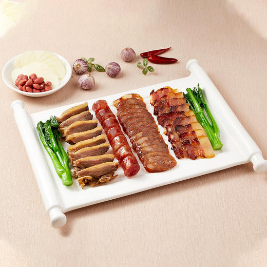 广式腊肉1kg （ 高档礼盒） 秘制土猪腊肉  送礼佳品 商品图2
