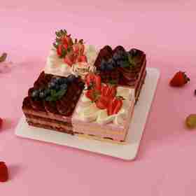 乐享双莓—欧式水果蛋糕-诠释最经典的欧式蛋糕