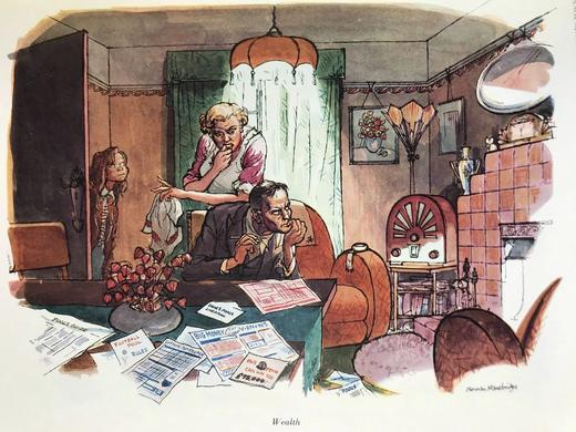 1955年7-12月 英国讽刺漫画杂志《笨拙》（含多幅彩色） 漆布精装16开 商品图5