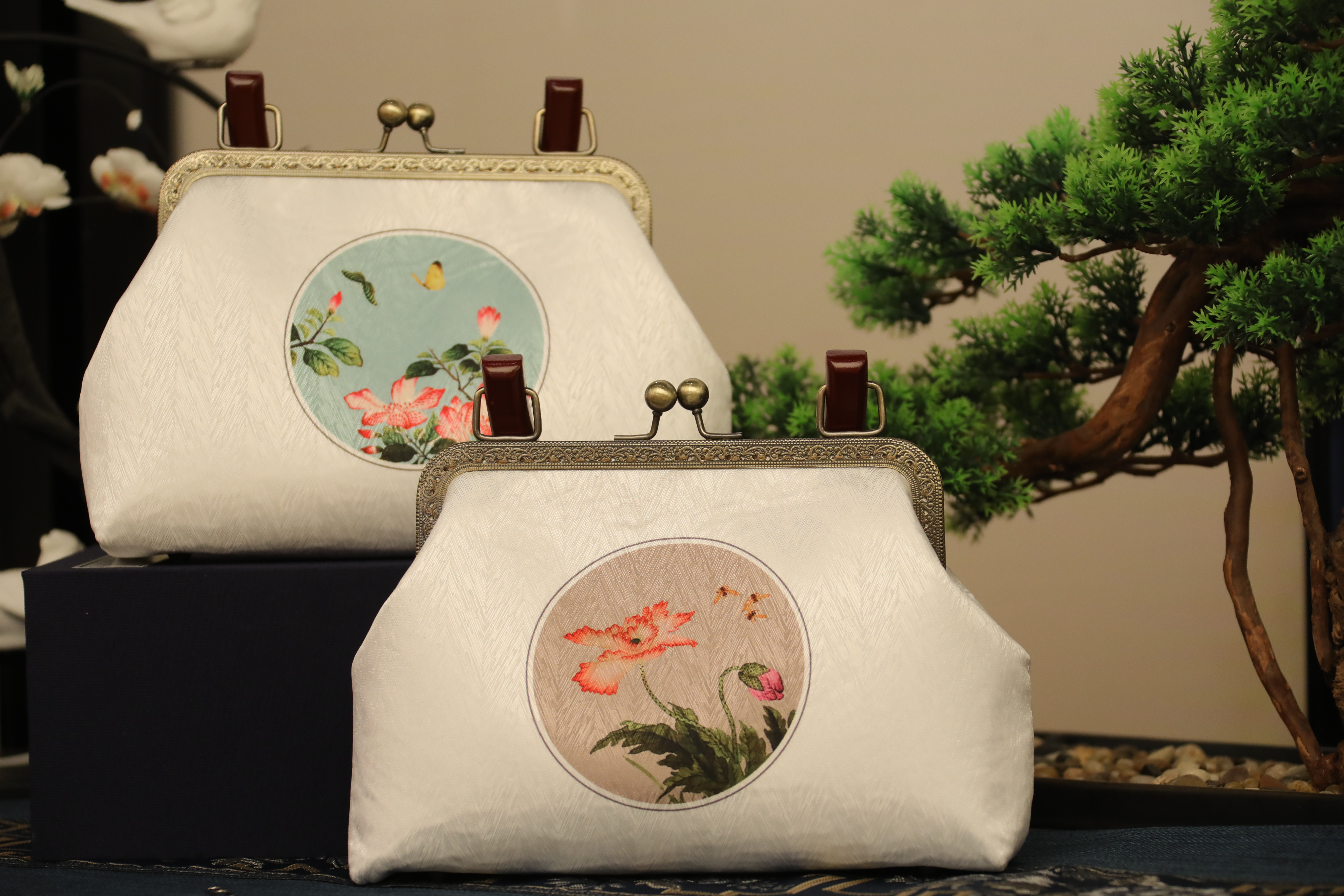 范金镛系列 花卉复古链条包