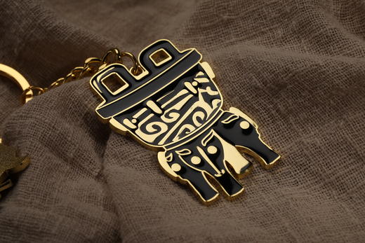 四足青铜甗钥匙扣 商品图1