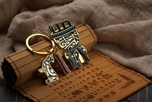 四足青铜甗钥匙扣 商品图0