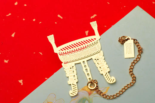 青铜器吊链书签 商品图3