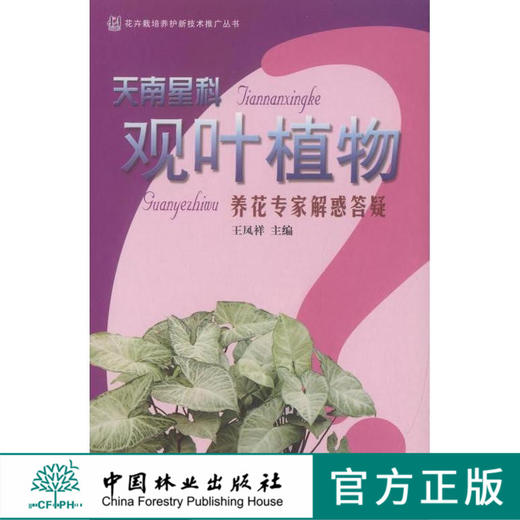 养花专家解惑答疑丛书 天南星科观叶植物 5470 花卉栽培养护技术 中国林业出版社 畅销书籍 商品图0
