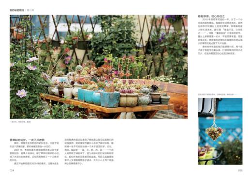 我的秘密花园1 花园时光编辑部 0116花艺园艺阳台露台庭院屋顶花园空中花园私家花园四季花园迷你花园设计DIY花艺书中国林业出版社 商品图4