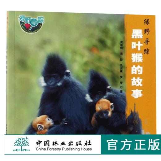 绿野寻踪 黑叶猴的故事 9785 辨识黑叶猴 食住行 种群 保护野生动物 中国林业出版社 畅销书 商品图0