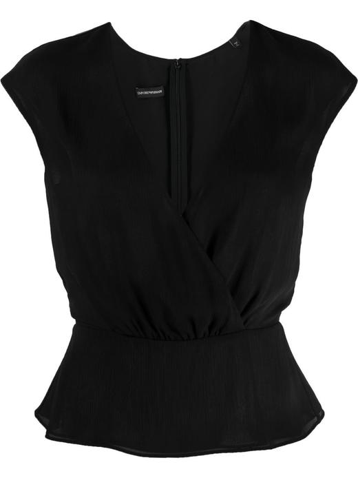 【特价商品不退不换】E ARMANI 罩衫女  INK1DTI9906-999 .100%POLYESTER 商品图0