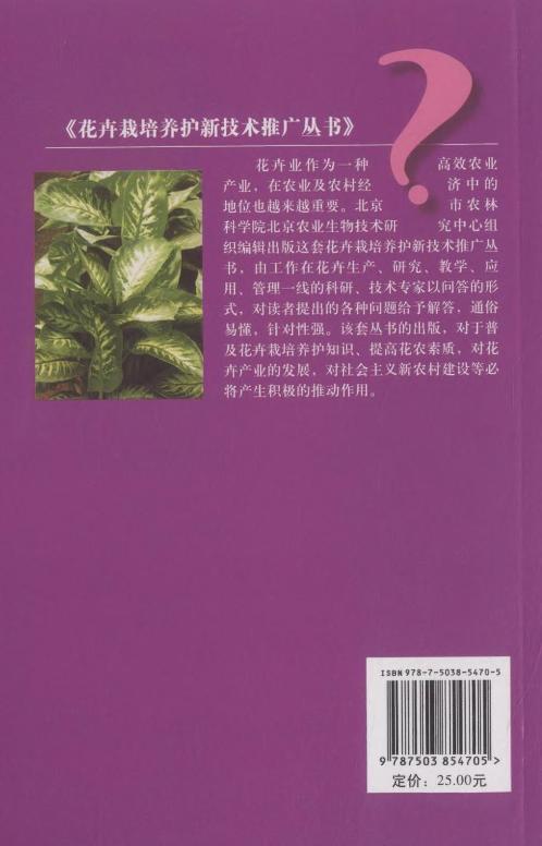 养花专家解惑答疑丛书 天南星科观叶植物 5470 花卉栽培养护技术 中国林业出版社 畅销书籍 商品图2