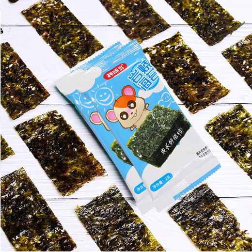韩味多经典岩烧海苔脆2g*8包*4袋装不含添加剂 商品图6