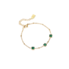 Oflye潮流饰品 复古祖母绿手链ins小众设计首饰女简约气质高质感手饰 商品缩略图4