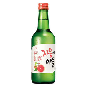 真露 韩国进口烧酒13°西柚味 360ml*1瓶/6瓶/12瓶/20瓶