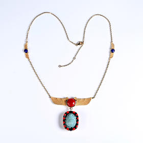 古埃及费昂斯圣甲虫项链