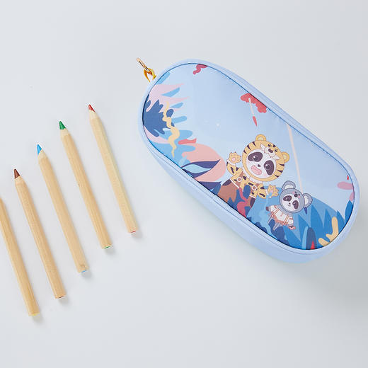 又见美物莫西儿童收纳五件套EB5501文具包笔袋鞋袋净衣袋脏衣带玩具收纳袋 商品图7