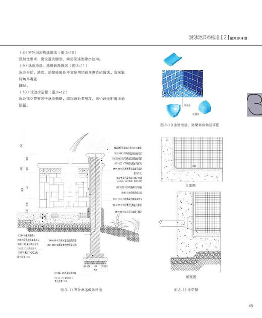 景观设计师手册 3 中国林业出版社7481 照明设备照明设计 屋顶绿化 植物配置 游泳池 水景 商品图2