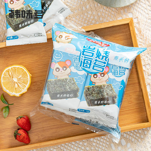 韩味多鱼脯海苔岩烧海苔4包装儿童休闲零食 商品图5