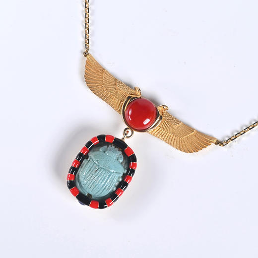 古埃及费昂斯圣甲虫项链 商品图2