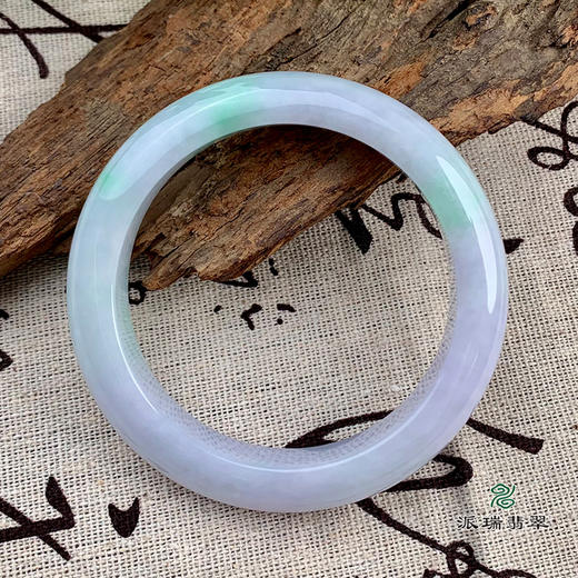 派瑞翡翠 翡翠手镯 糯种 绿色 商品图1