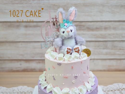 1027CAKE | 双层 紫色系 星黛露 翻糖装饰 商品图1