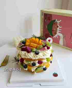 水果裸蛋糕