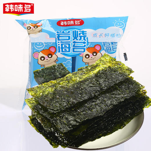 韩味多经典岩烧海苔脆2g*8包*4袋装不含添加剂 商品图2