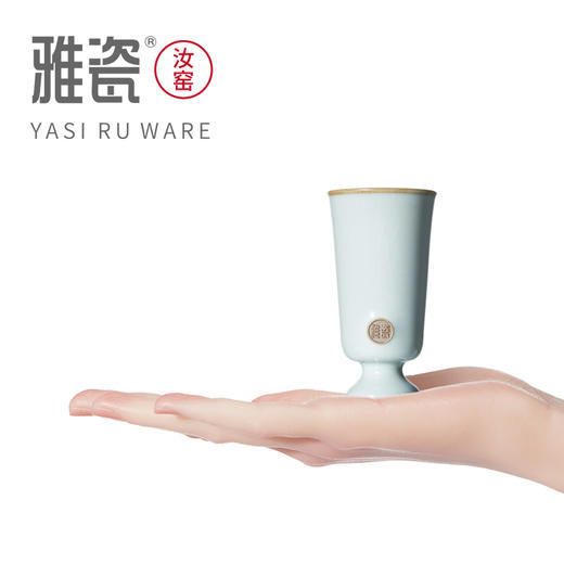 汝窑如梦对杯 商品图5
